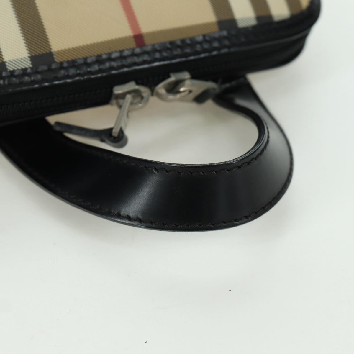 BURBERRY Nova Check Backpack PVC Beige Auth am11045V
