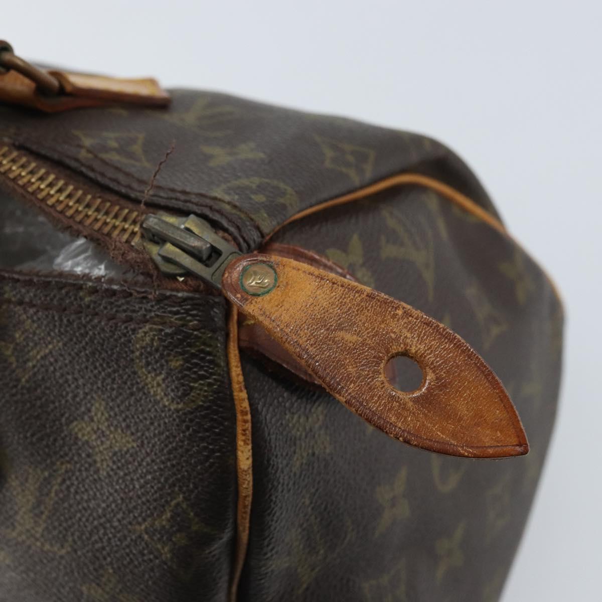 LOUIS VUITTON Monogram Speedy 25 Hand Bag M41528 LV Auth am11050