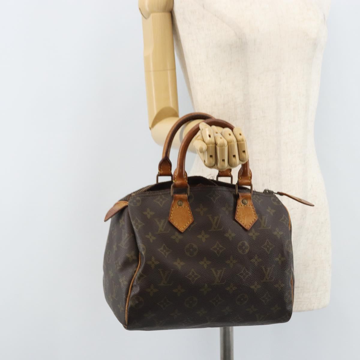 LOUIS VUITTON Monogram Speedy 25 Hand Bag M41528 LV Auth am11050
