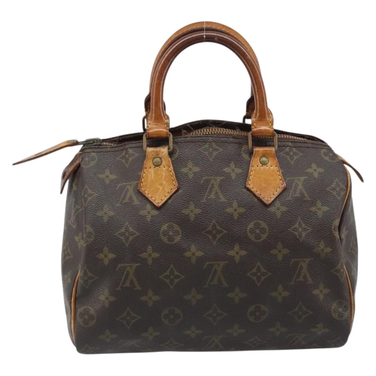 LOUIS VUITTON Monogram Speedy 25 Hand Bag M41528 LV Auth am11050