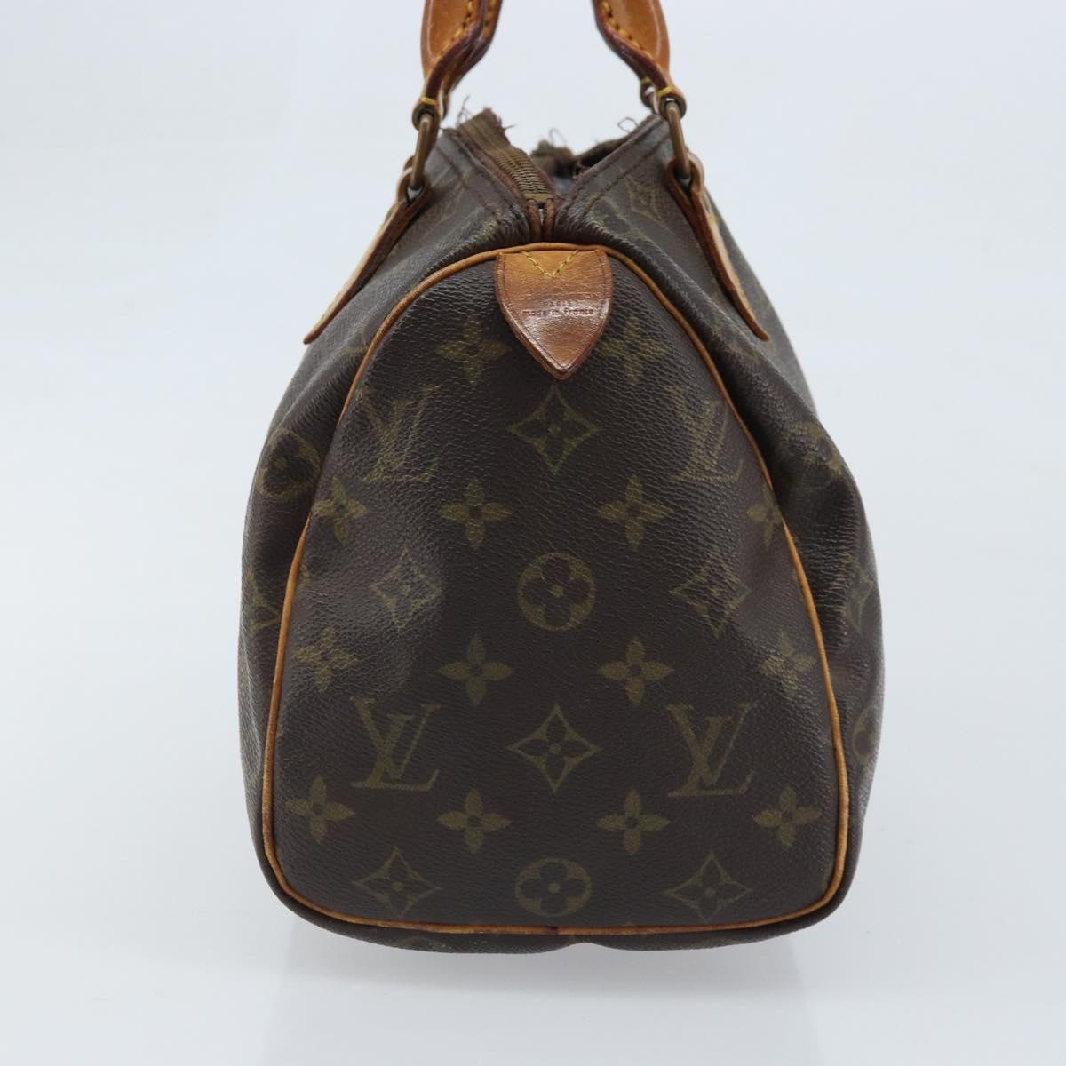 LOUIS VUITTON Monogram Speedy 25 Hand Bag M41528 LV Auth am11050