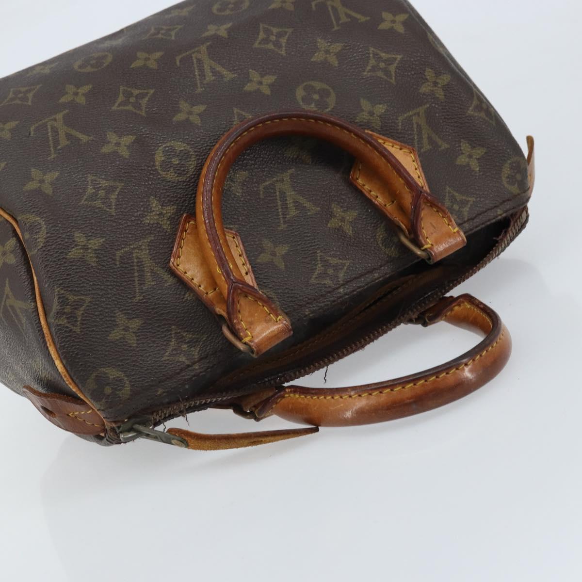 LOUIS VUITTON Monogram Speedy 25 Hand Bag M41528 LV Auth am11050