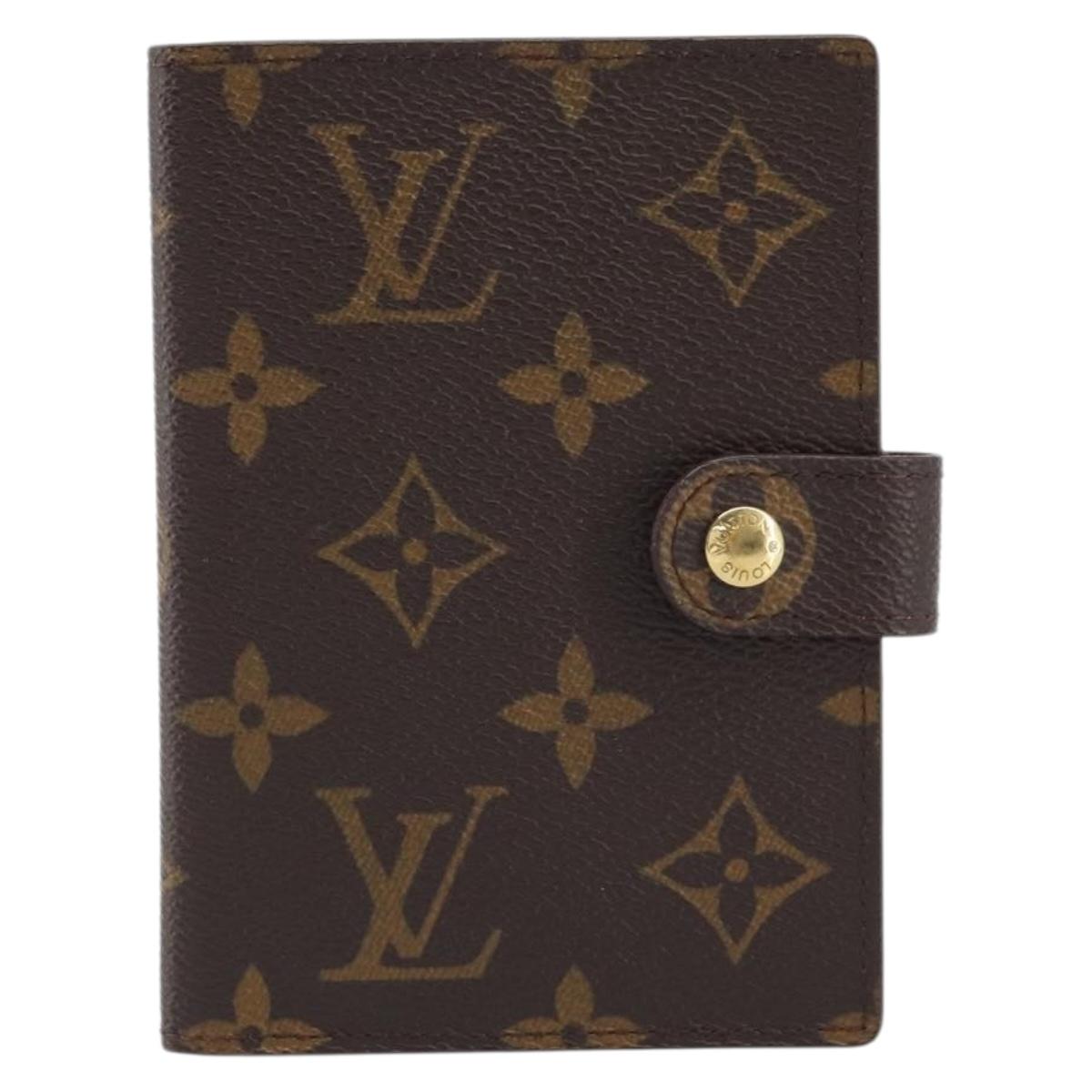 LOUIS VUITTON Monogram Etui Palm PDA Day Planner Cover M63028 LV Auth am11086