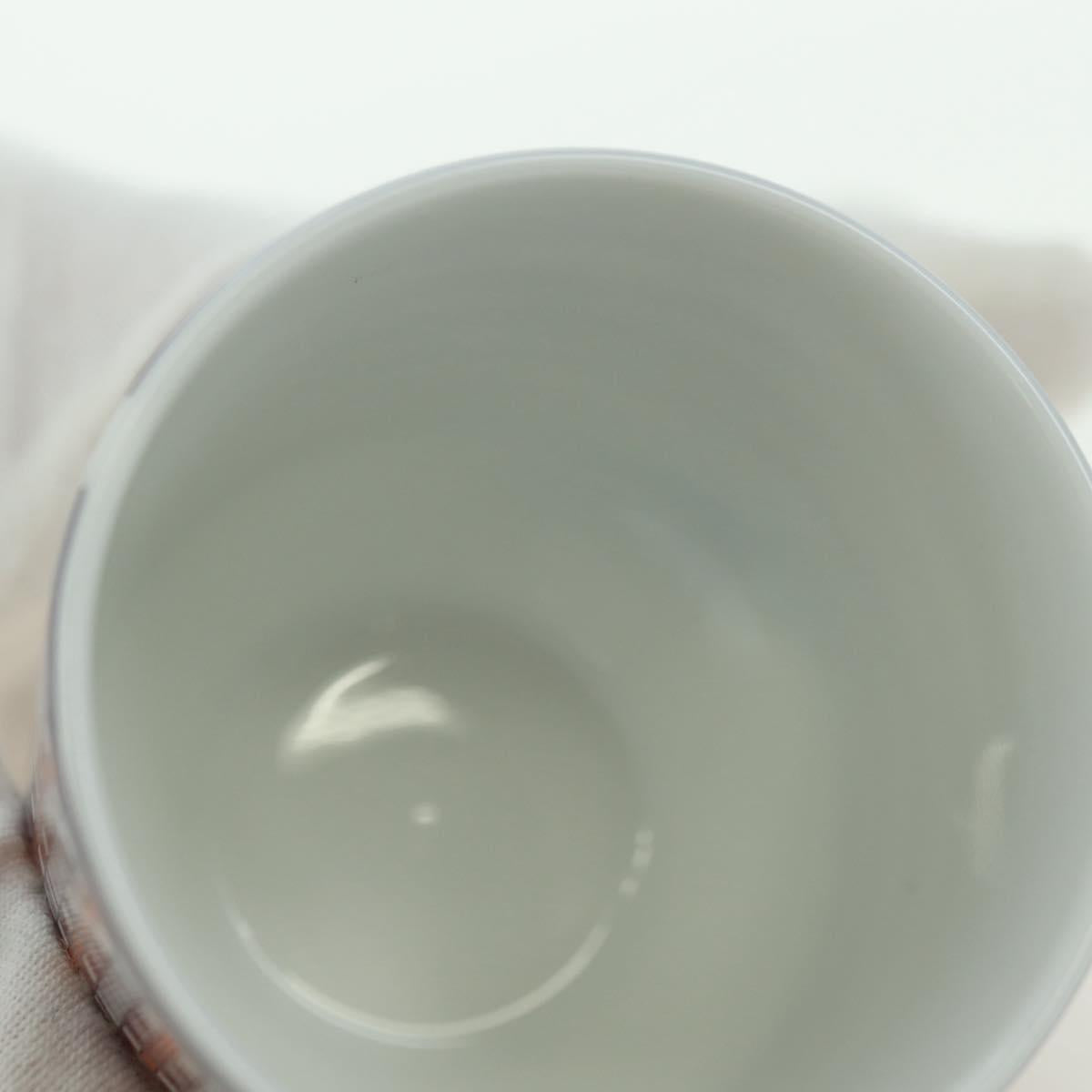 HERMES Cocotte Cups Pair Pottery Multicolor Auth am11096V