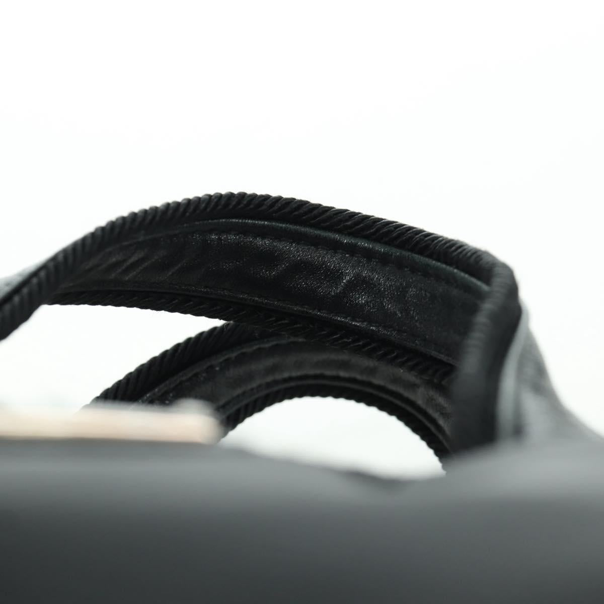 PRADA Fringe Hand Bag Nylon 2way Black BL0916 Auth am11097V