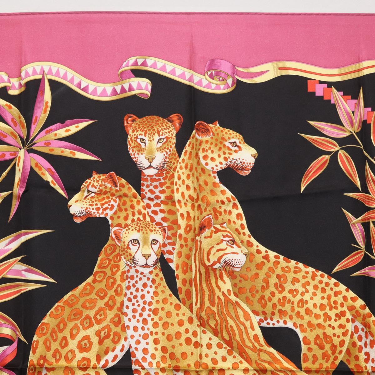 Salvatore Ferragamo Scarf Silk Pink Auth am11101A
