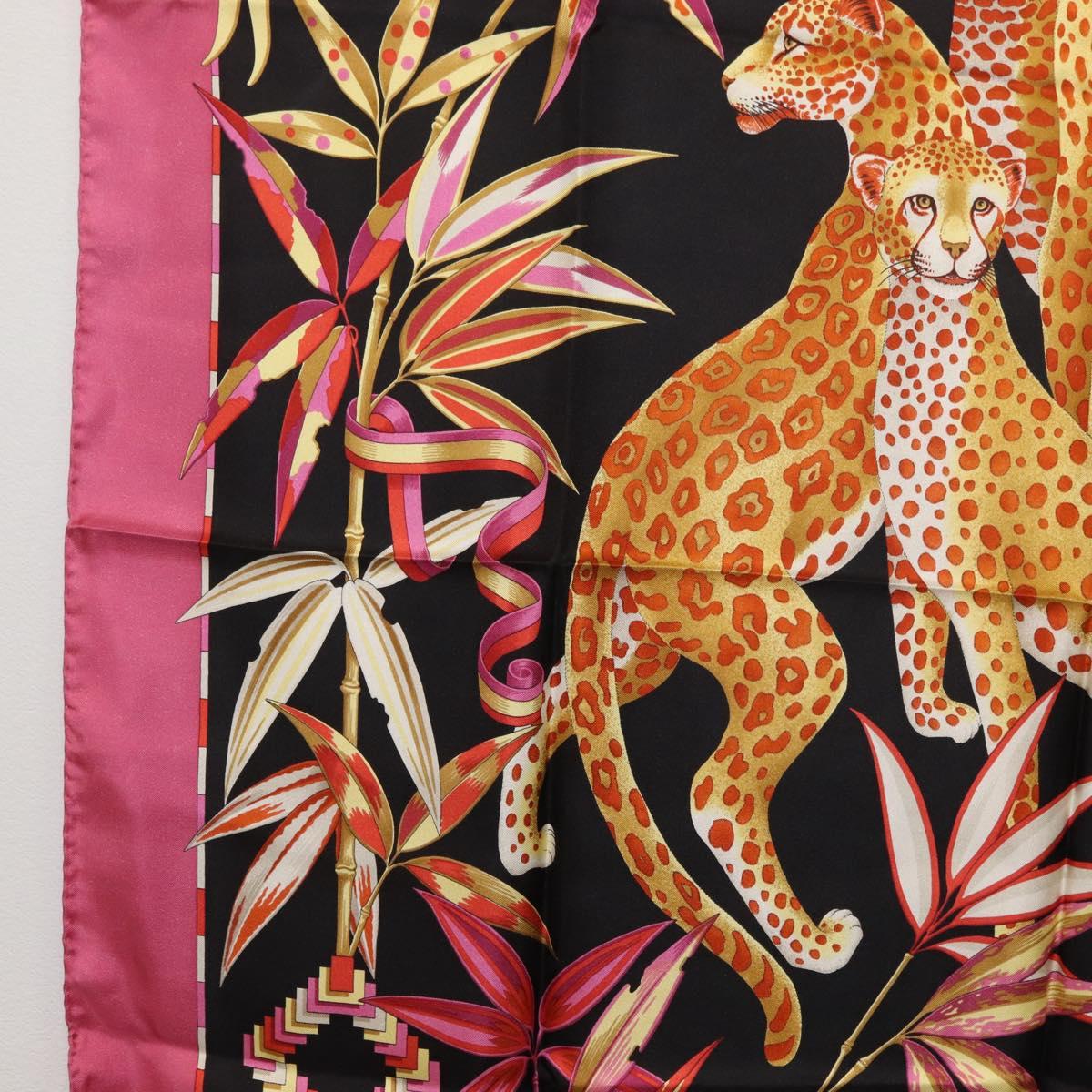 Salvatore Ferragamo Scarf Silk Pink Auth am11101A