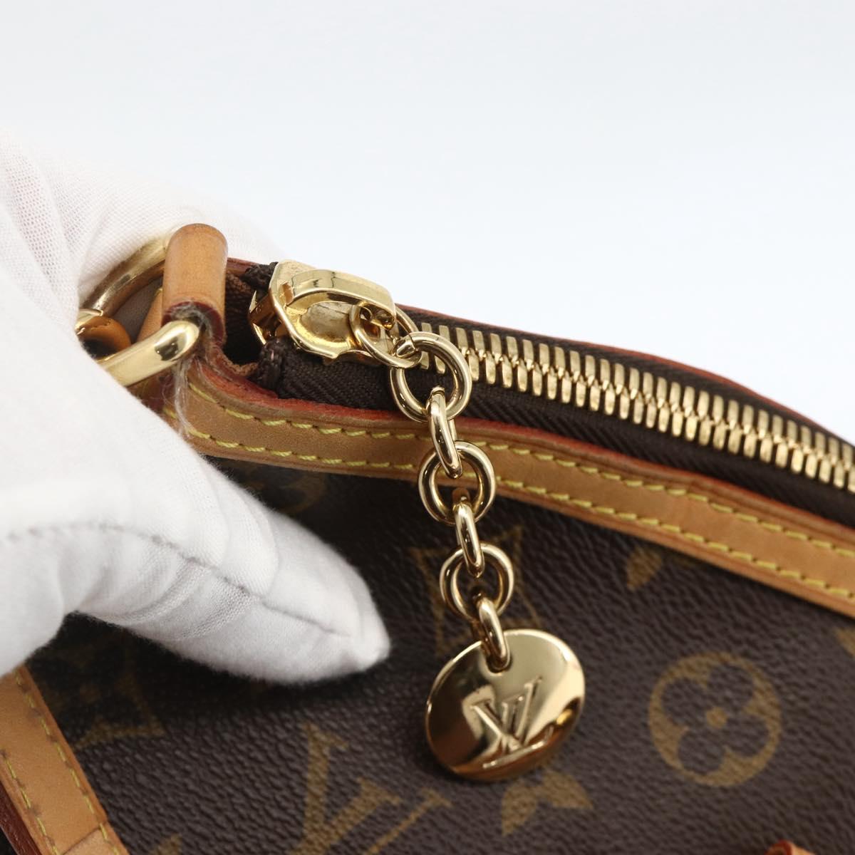 LOUIS VUITTON Monogram Palermo PM Tote Bag M40145 LV Auth am11105A
