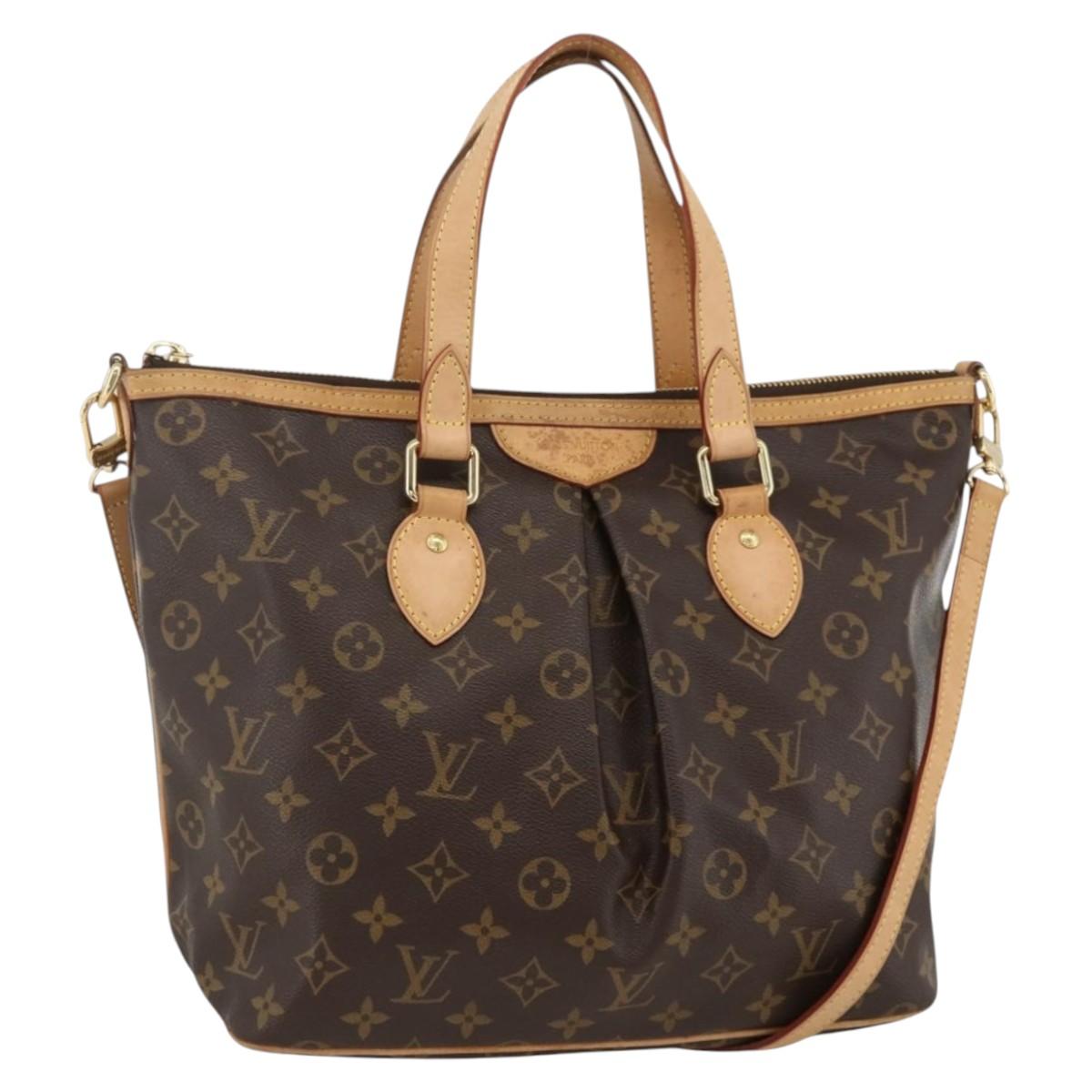 LOUIS VUITTON Monogram Palermo PM Tote Bag M40145 LV Auth am11105A