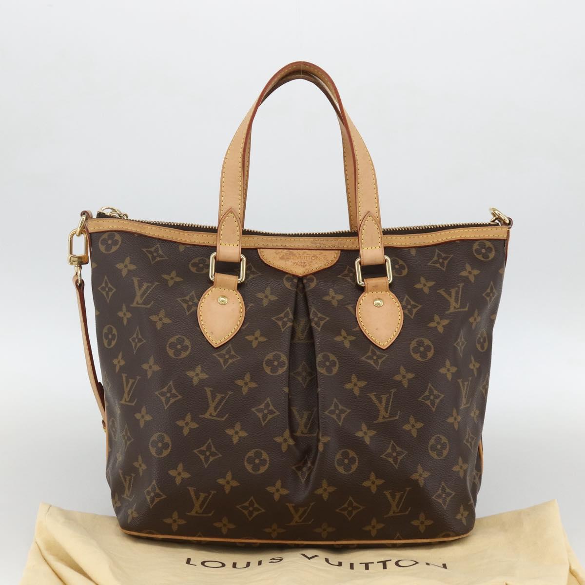 LOUIS VUITTON Monogram Palermo PM Tote Bag M40145 LV Auth am11105A