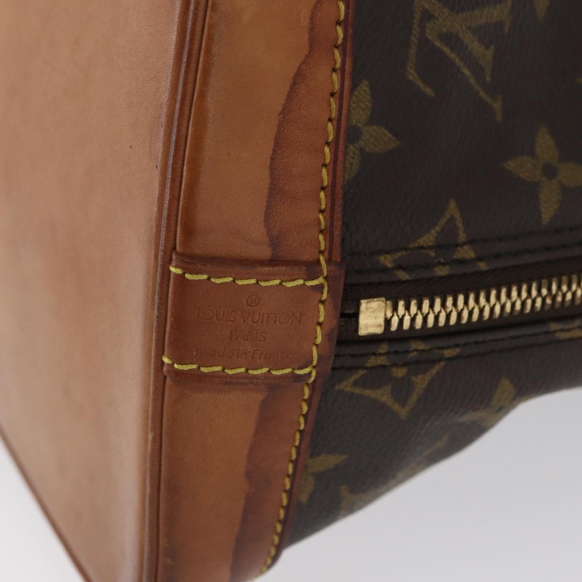 LOUIS VUITTON Monogram Alma Hand Bag M51130 LV Auth am11106
