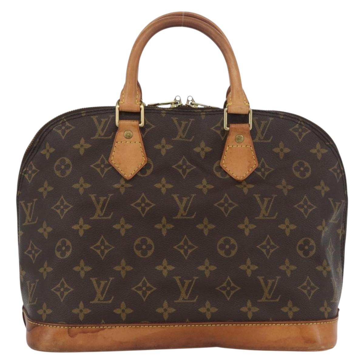 LOUIS VUITTON Monogram Alma Hand Bag M51130 LV Auth am11106