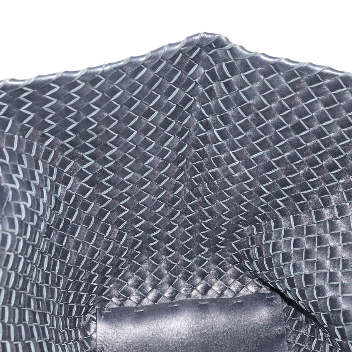 BOTTEGA VENETA INTRECCIATO Cabas MM Bag Leather Black 115664 Auth am11136SAV