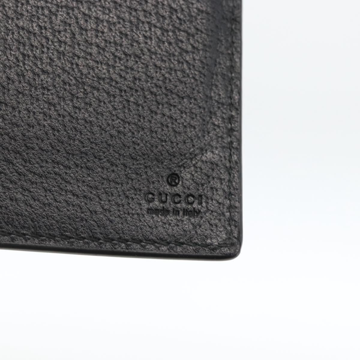GUCCI GG Marmont Long Wallet Leather Black Gold 459133 Auth am11147A