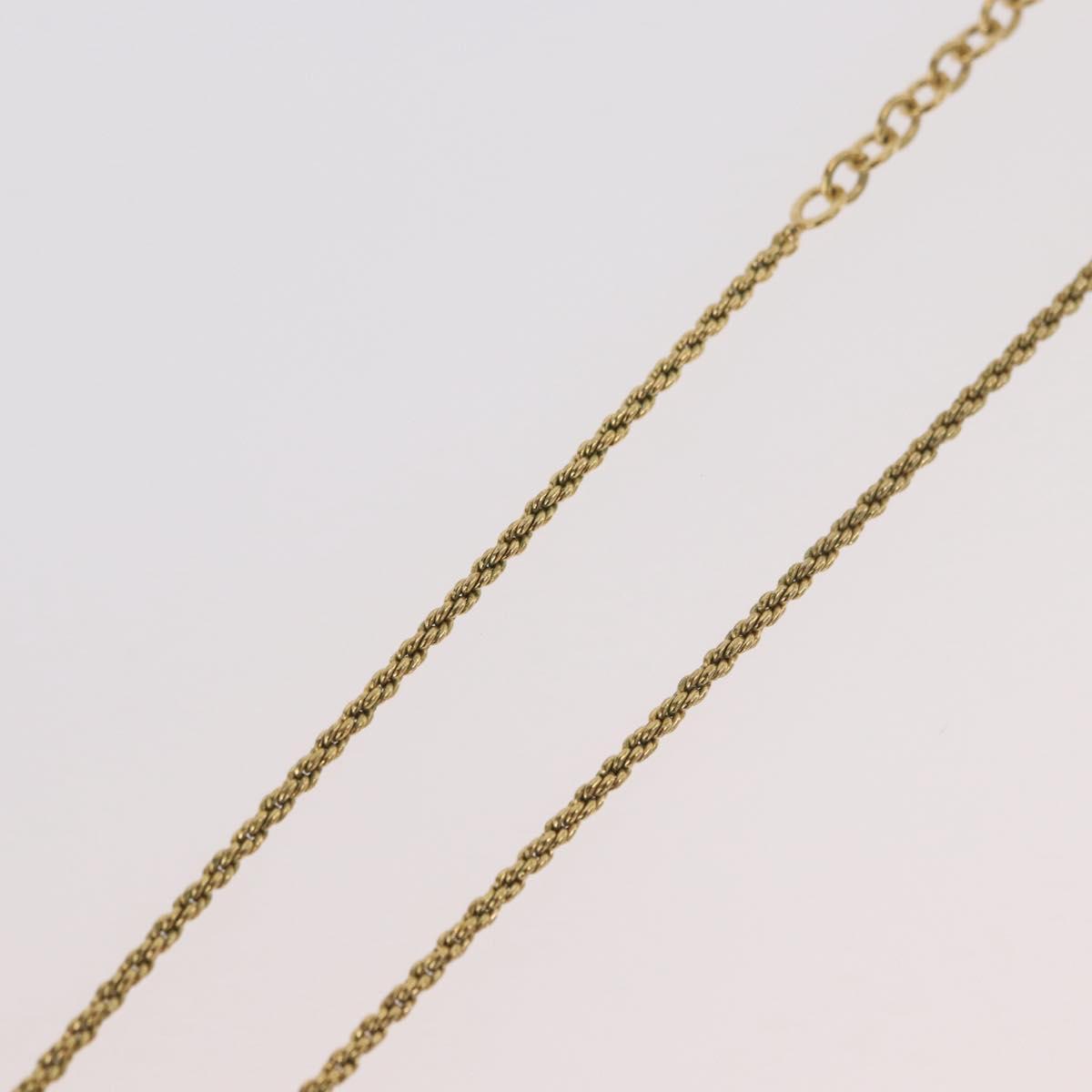 Christian Dior Necklace metal Gold Auth am11150V
