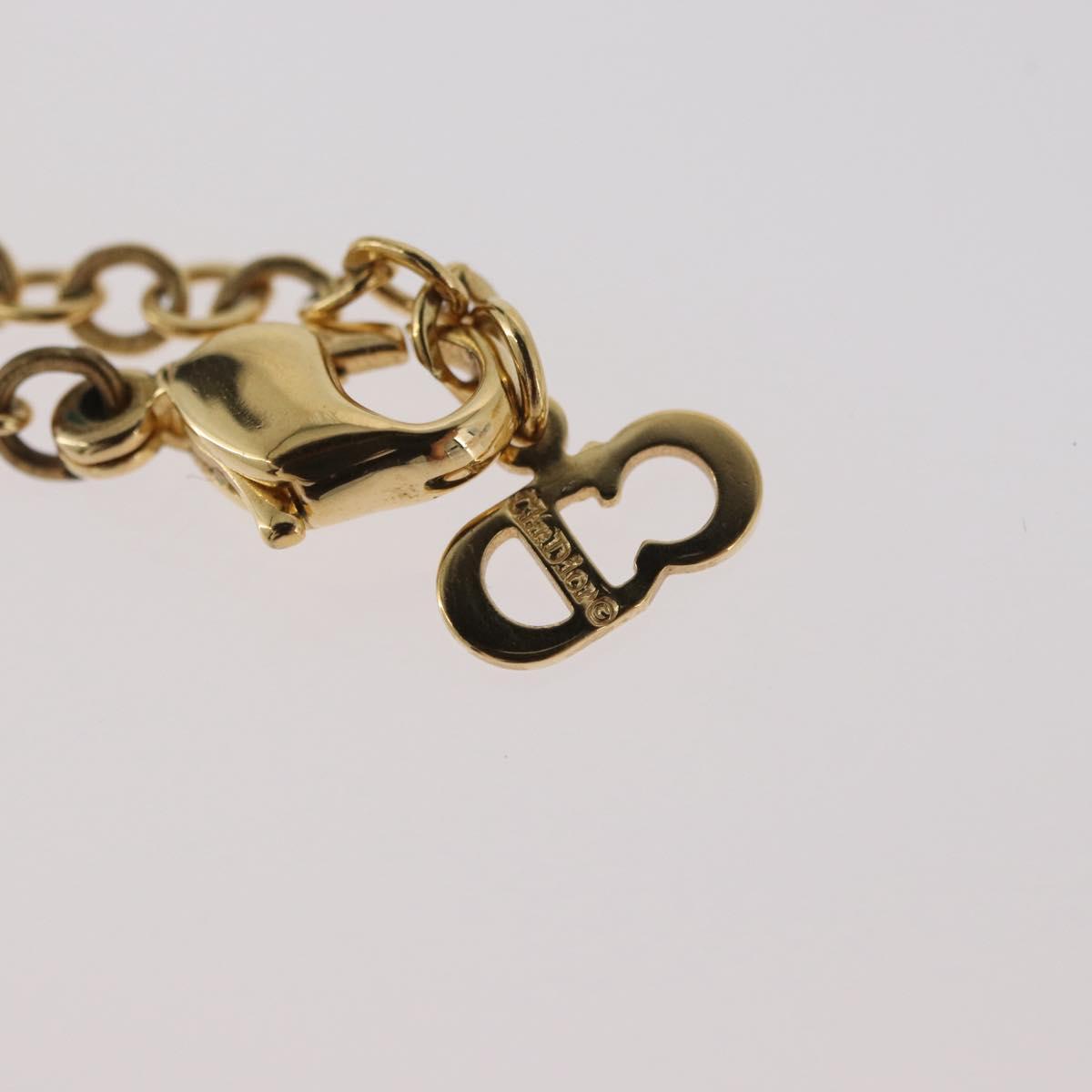 Christian Dior Necklace metal Gold Auth am11150V