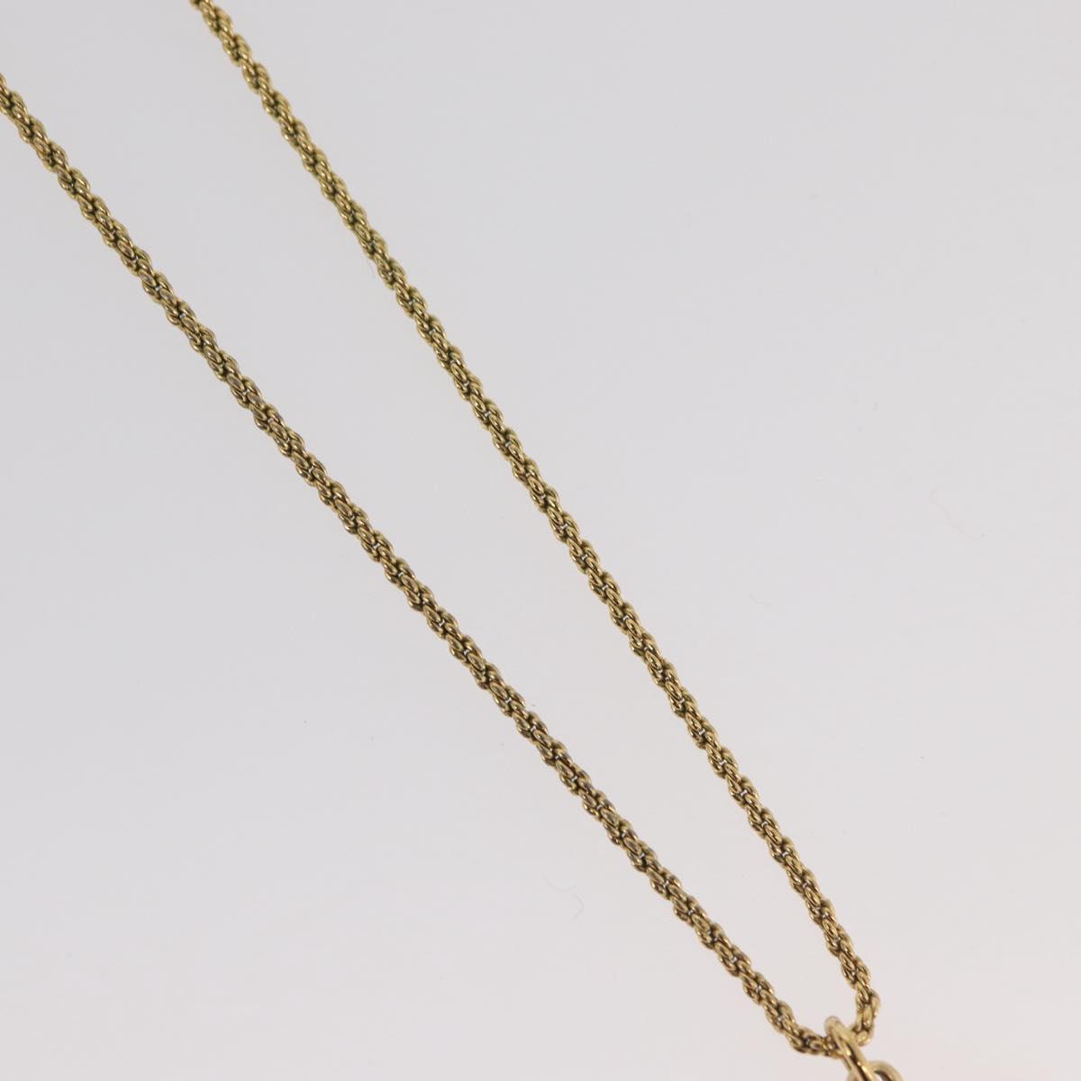 Christian Dior Necklace metal Gold Auth am11150V