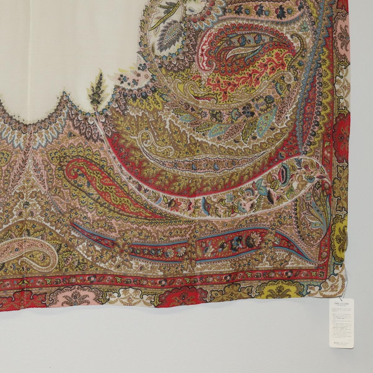 ETRO Large Format Scarf Silk Multicolor Auth am11161A