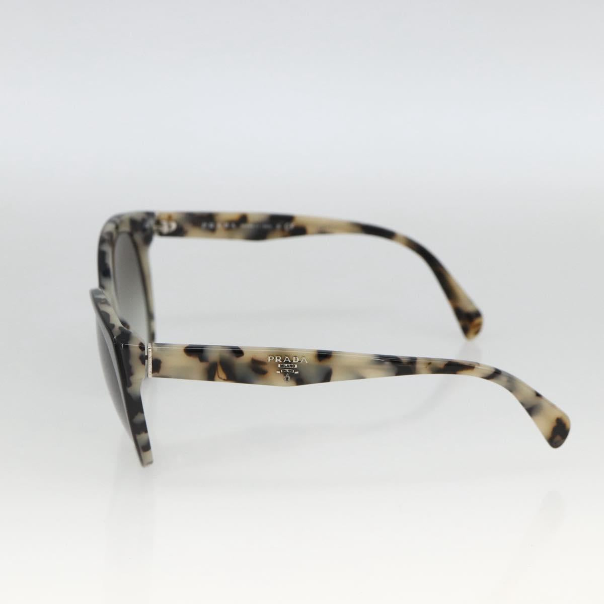 PRADA Leopard Sunglasses Plastic Black Auth am11163A