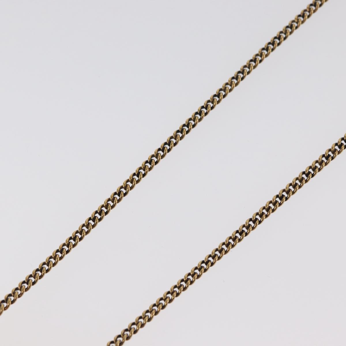 BALENCIAGA Necklace metal Gold Auth am11164V