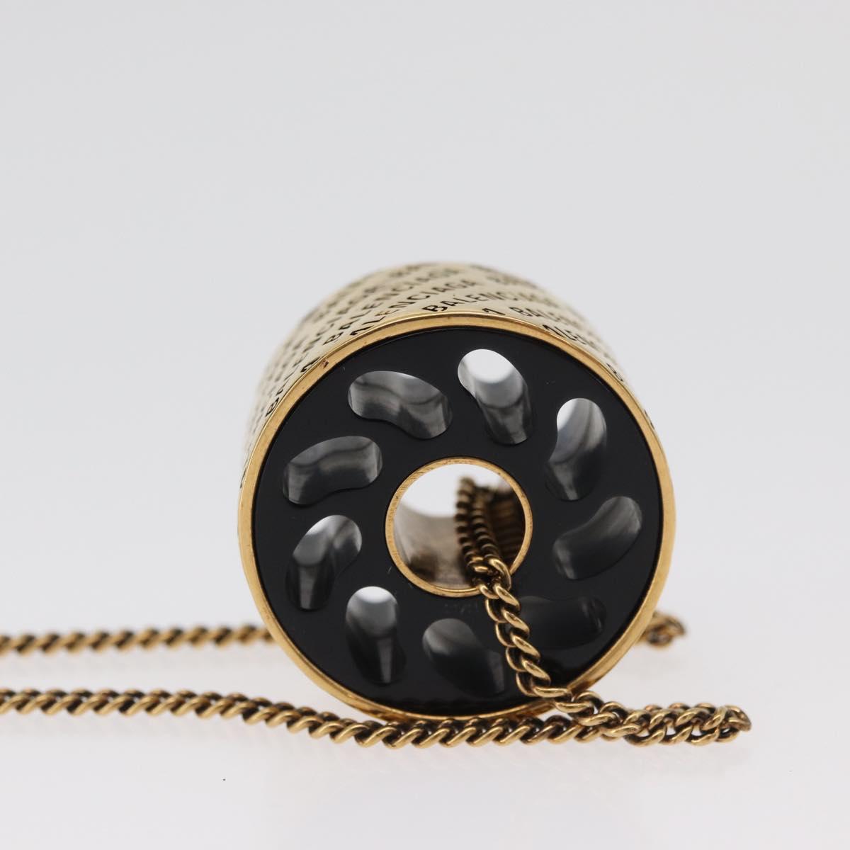 BALENCIAGA Necklace metal Gold Auth am11164V