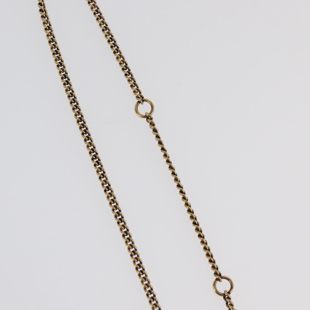 BALENCIAGA Necklace metal Gold Auth am11164V