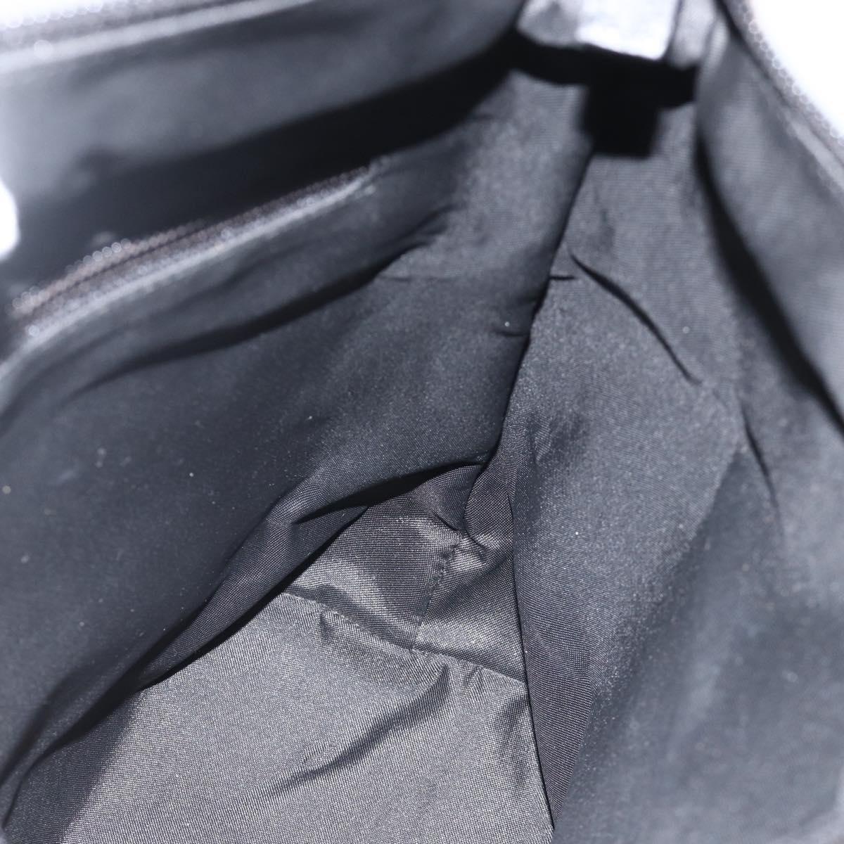 GUCCI GG Canvas Tote Bag Black Silver 019 0402 1705 Auth am11183A