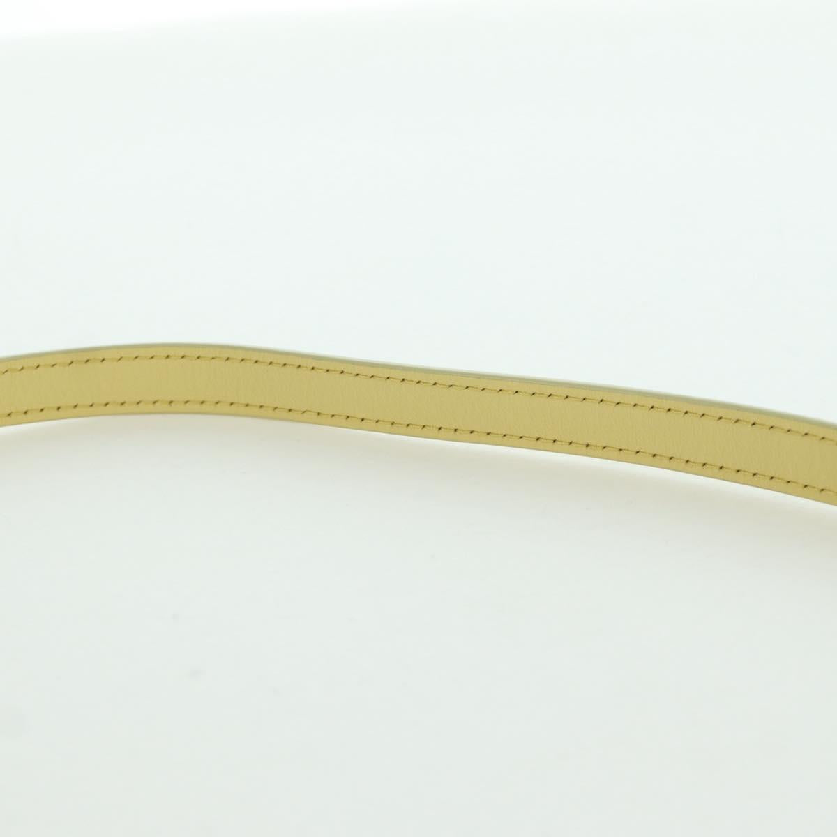 BALLY BALLY Logo Limited To 30 Items Bag Leather Gold Yellow Auth am11184SM