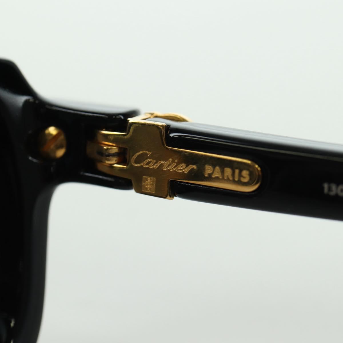 CARTIER Vertigo Sunglasses plastic Black Auth am11189SM