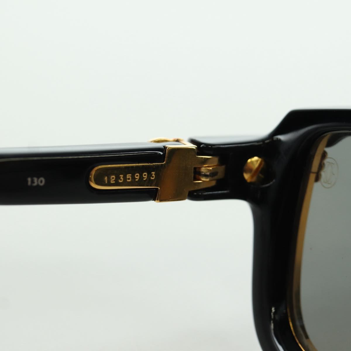 CARTIER Vertigo Sunglasses plastic Black Auth am11189SM