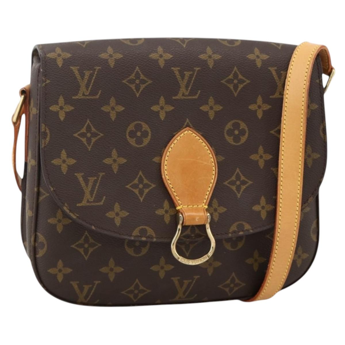 LOUIS VUITTON Monogram Saint Cloud GM Shoulder Bag M51242 LV Auth am11219