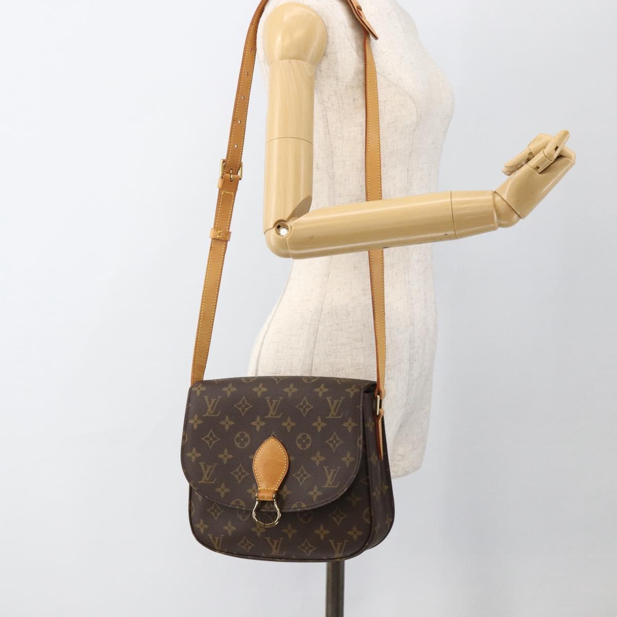 LOUIS VUITTON Monogram Saint Cloud GM Shoulder Bag M51242 LV Auth am11219