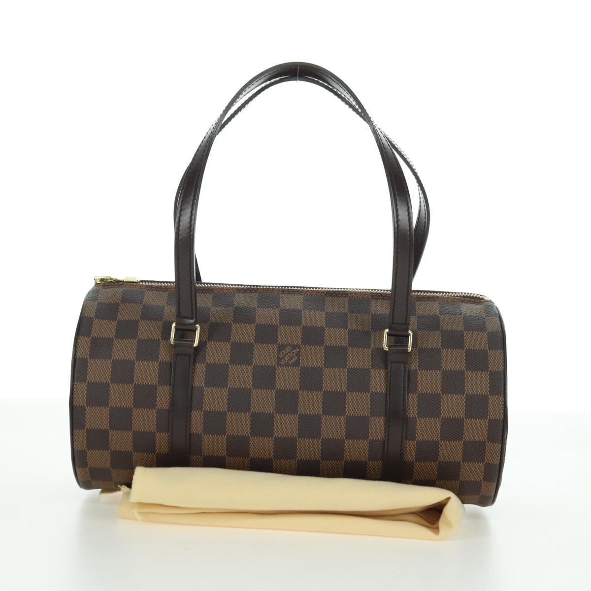 LOUIS VUITTON Damier Ebene Papillon 30 Hand Bag N51303 LV Auth am11222A