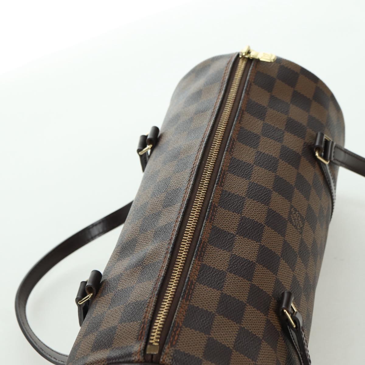 LOUIS VUITTON Damier Ebene Papillon 30 Hand Bag N51303 LV Auth am11222A