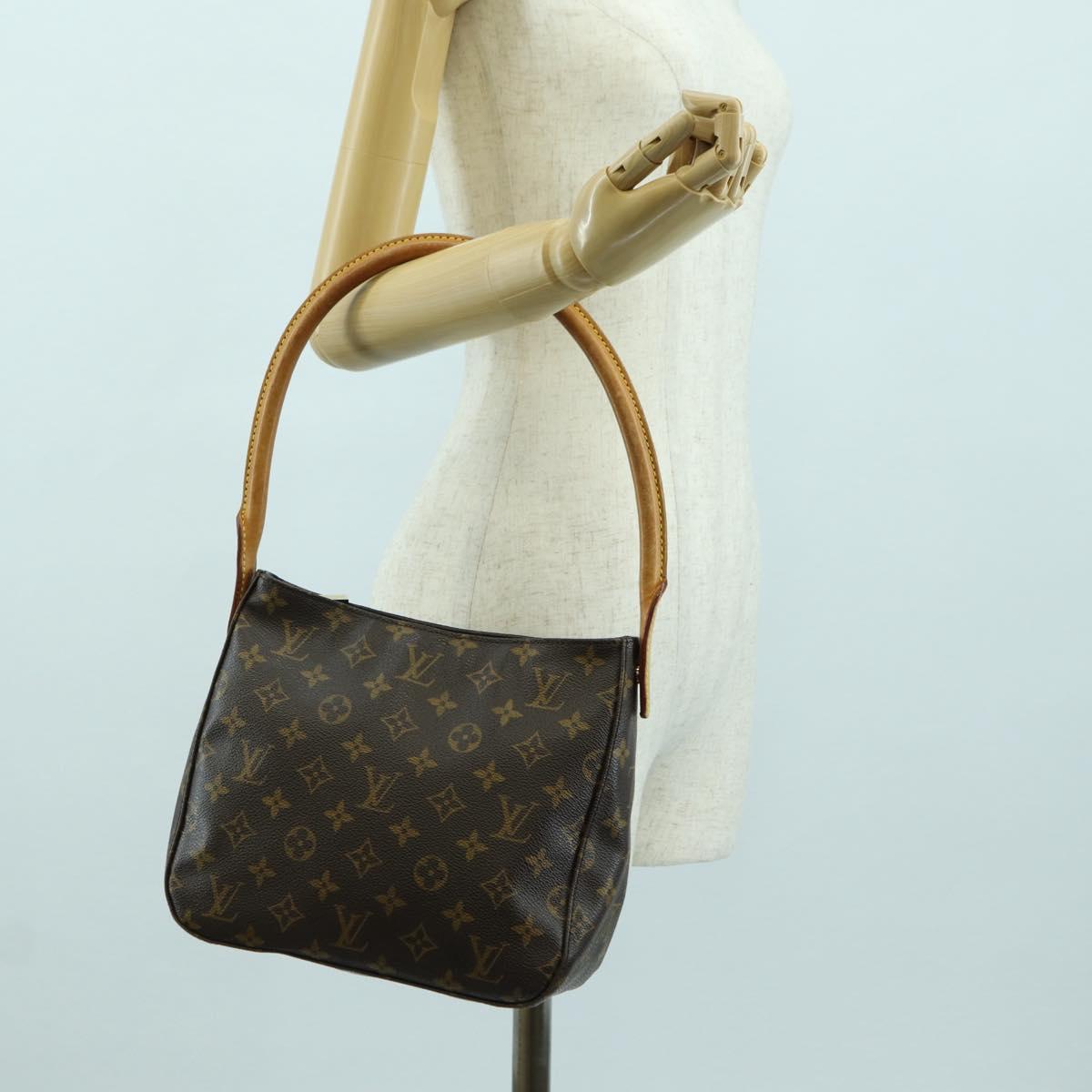 LOUIS VUITTON Monogram Looping MM Shoulder Bag M51146 LV Auth am11249A