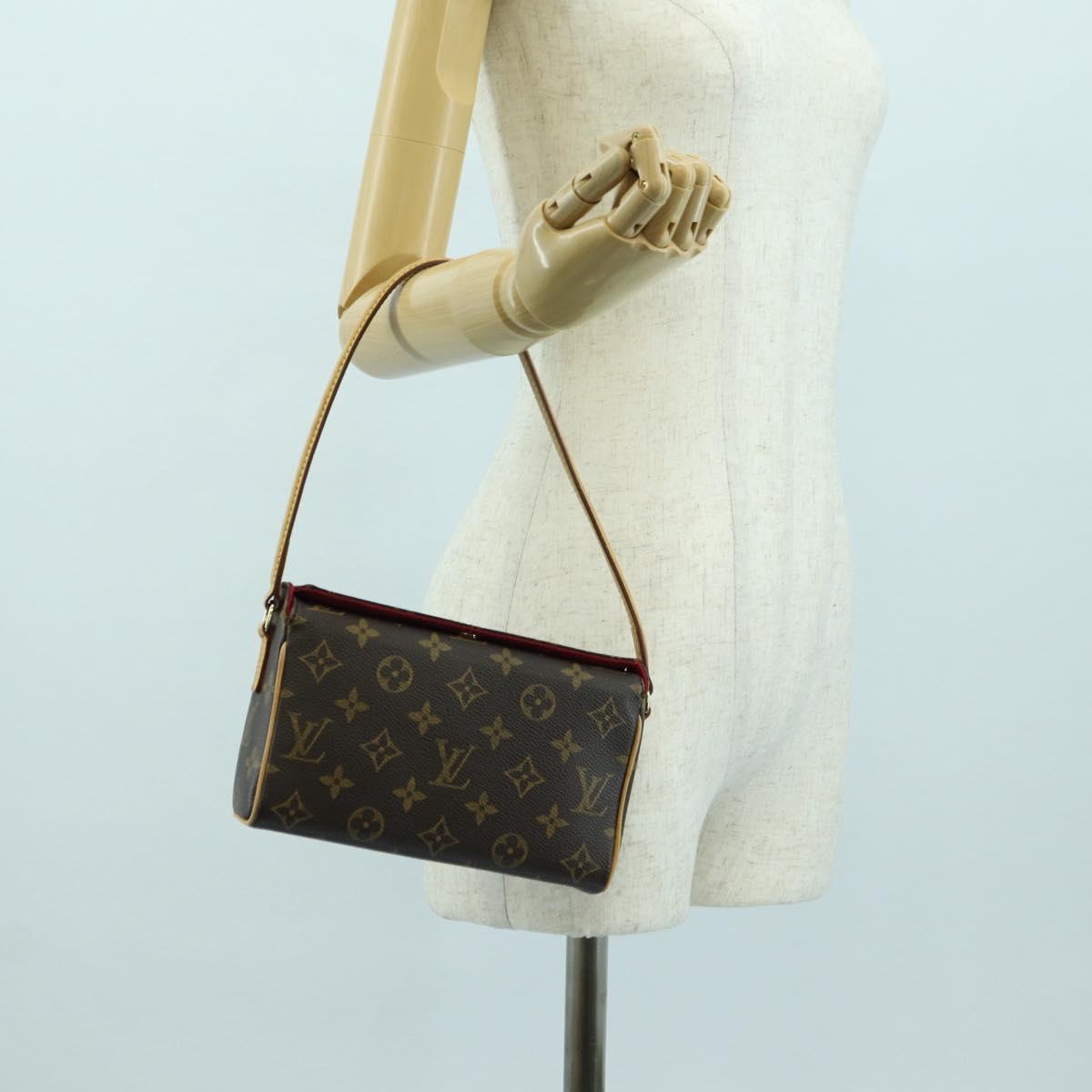 LOUIS VUITTON Monogram Recital Hand Bag M51900 LV Auth am11289A