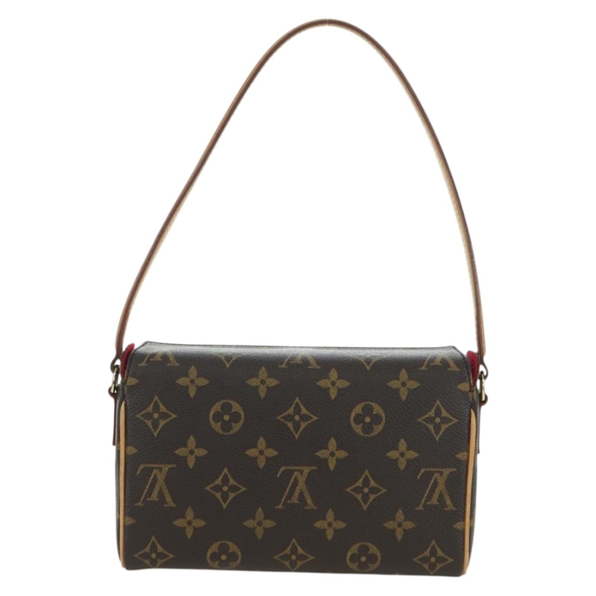 LOUIS VUITTON Monogram Recital Hand Bag M51900 LV Auth am11289A