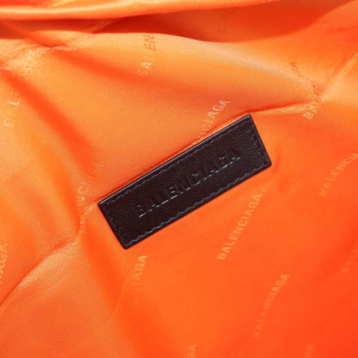 BALENCIAGA Body Bag Nylon Black 661862 Auth am11295