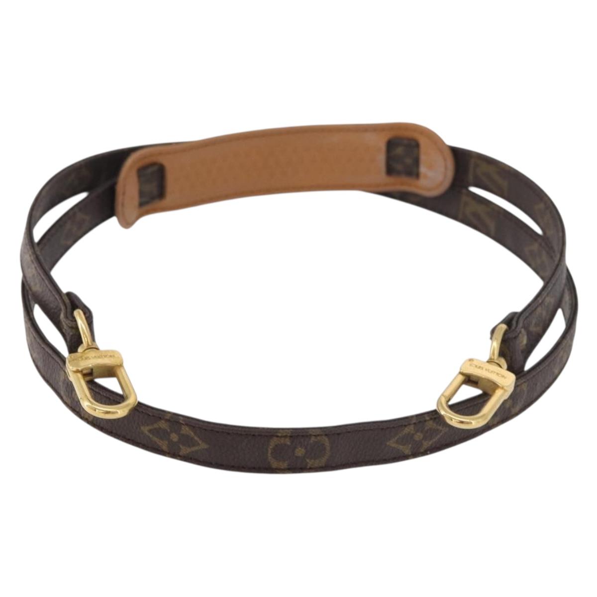 LOUIS VUITTON Monogram Shoulder Strap 42.9"" LV Auth am11328