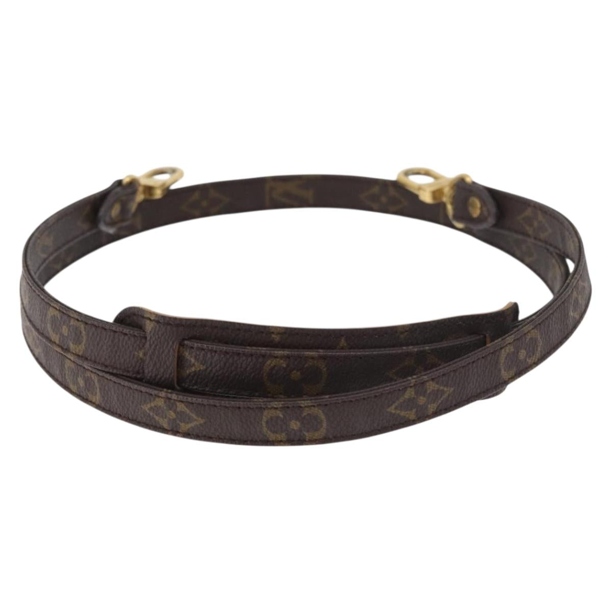 LOUIS VUITTON Monogram Shoulder Strap 42.9"" LV Auth am11328