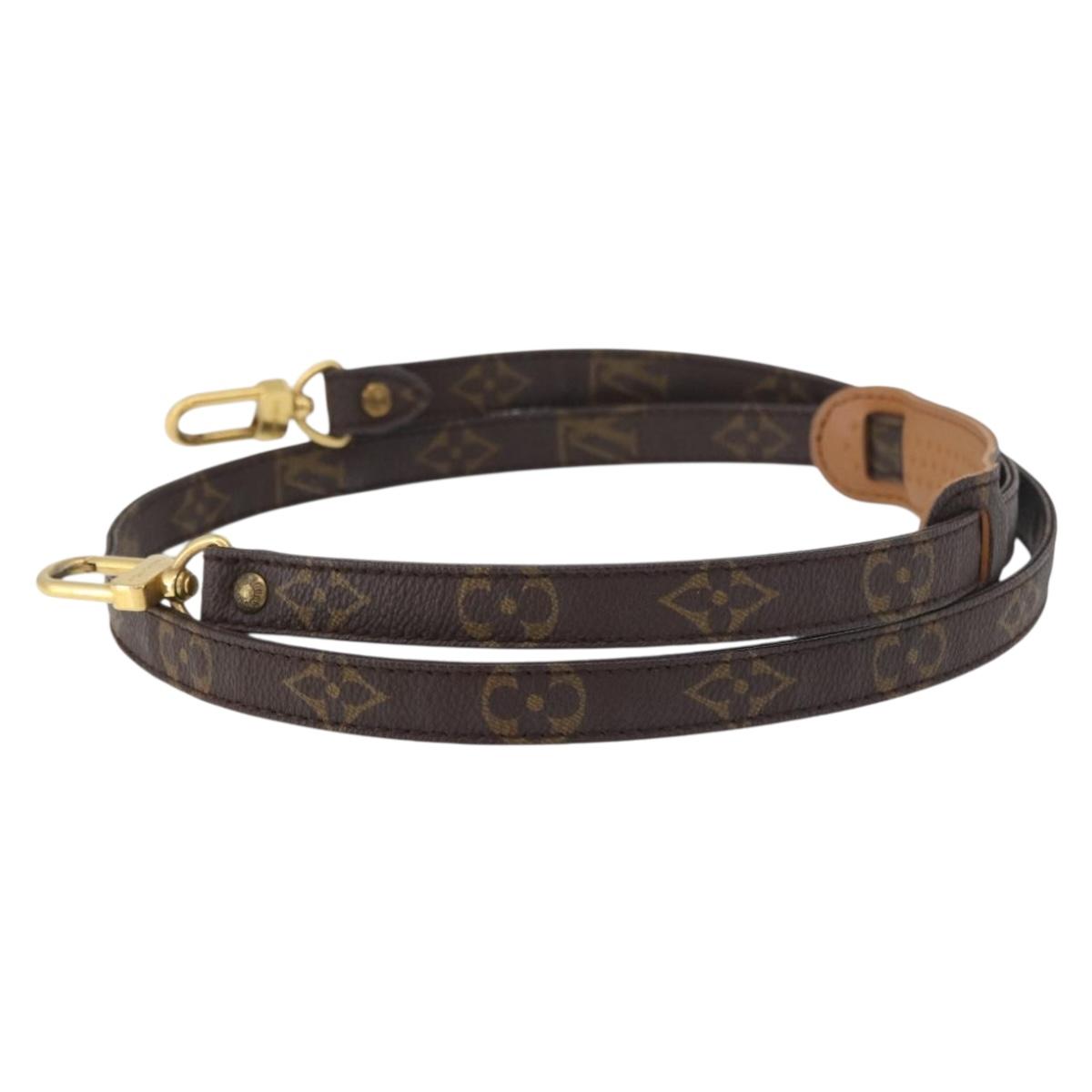 LOUIS VUITTON Monogram Shoulder Strap 42.9"" LV Auth am11328
