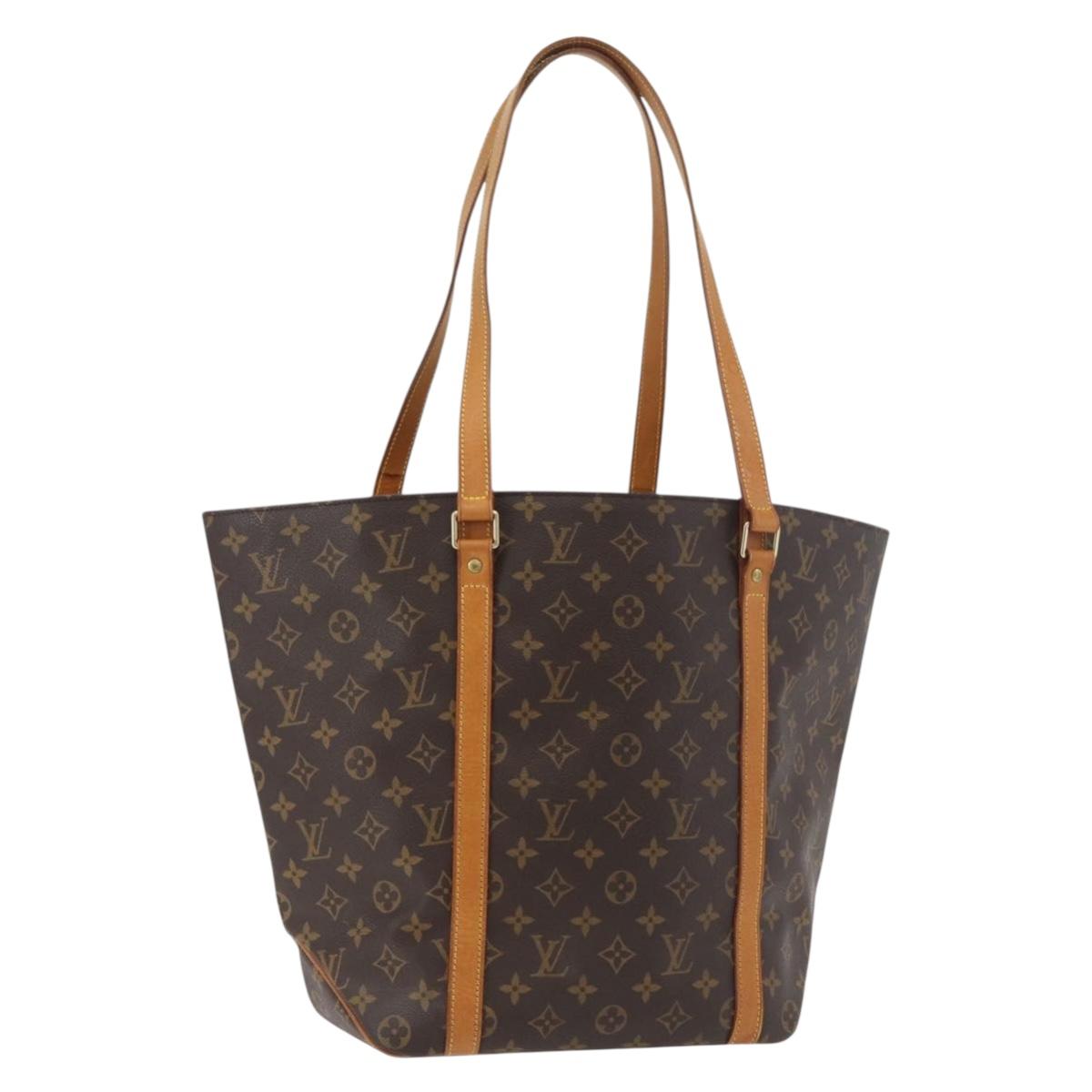 LOUIS VUITTON Monogram Sac Shopping Tote Bag M51108 LV Auth am11346