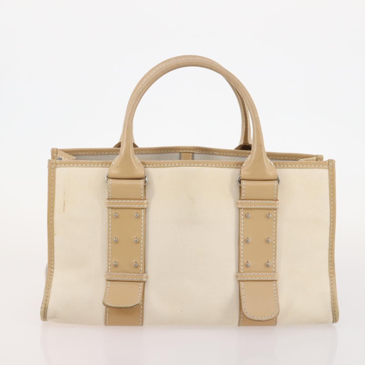 BURBERRY Blue Label Hand Bag Leather Canvas 3 Set Black Brown White Auth am11366