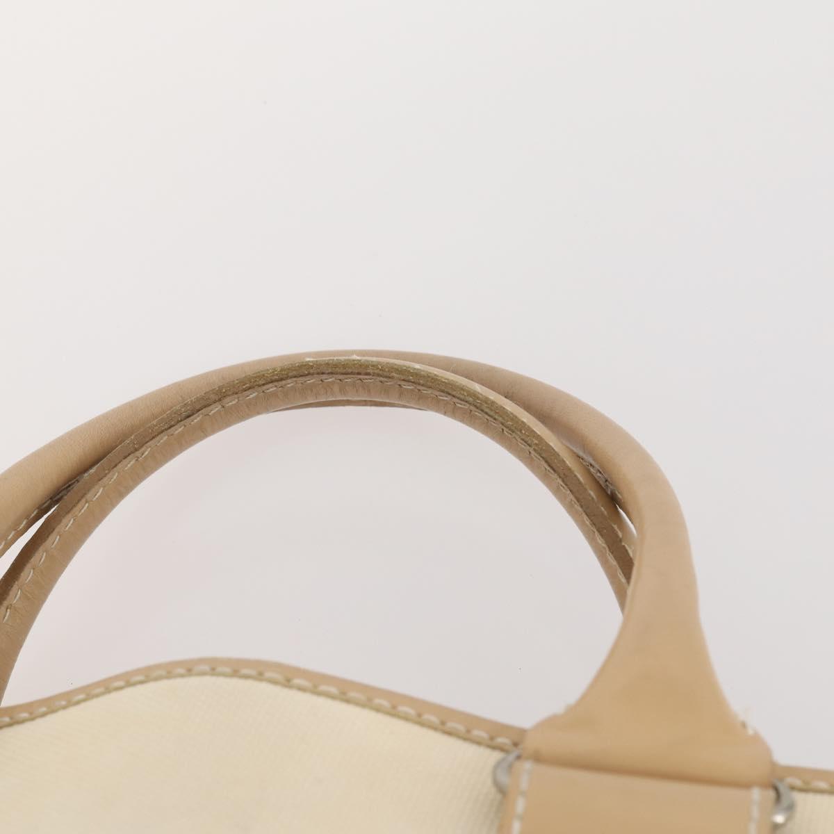 BURBERRY Blue Label Hand Bag Leather Canvas 3 Set Black Brown White Auth am11366