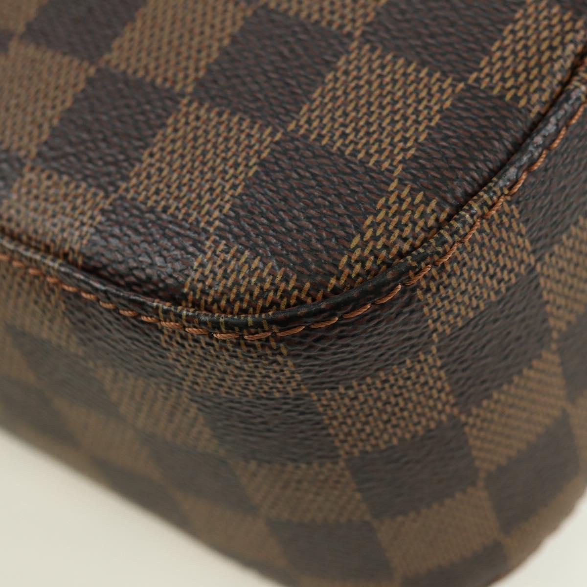 LOUIS VUITTON Damier Ebene Spontini Hand Bag SPO 2way M47500 LV Auth am11377SAV