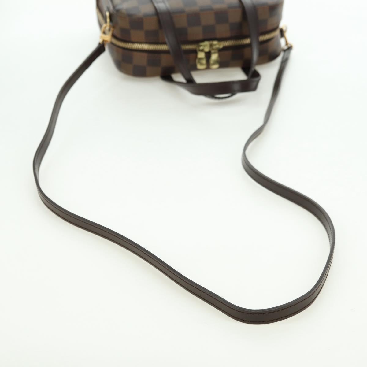 LOUIS VUITTON Damier Ebene Spontini Hand Bag SPO 2way M47500 LV Auth am11377SAV