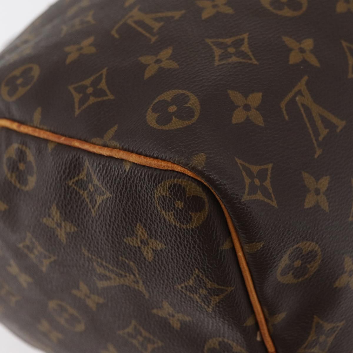 LOUIS VUITTON Monogram Speedy 35 Hand Bag M41524 LV Auth am11384