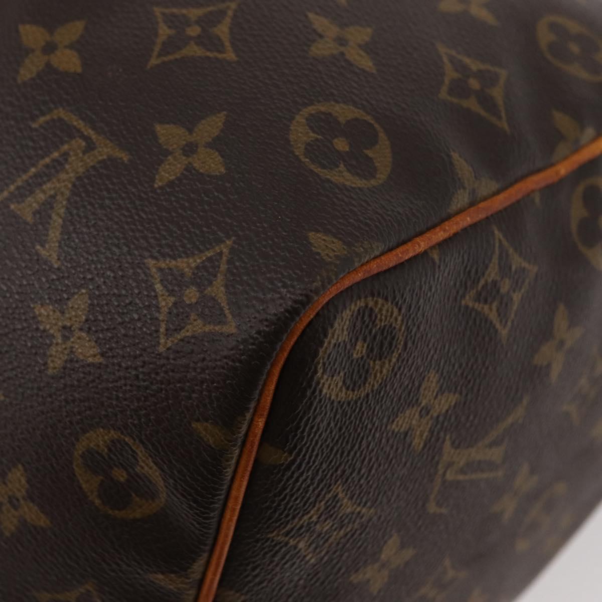 LOUIS VUITTON Monogram Speedy 35 Hand Bag M41524 LV Auth am11384