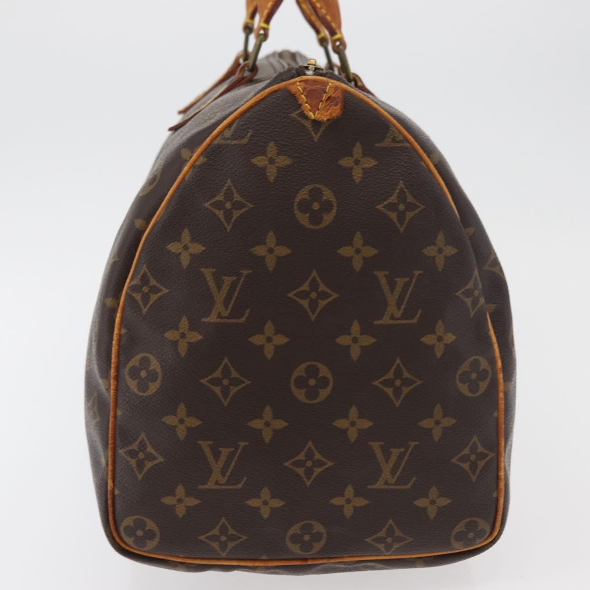 LOUIS VUITTON Monogram Speedy 35 Hand Bag M41524 LV Auth am11384