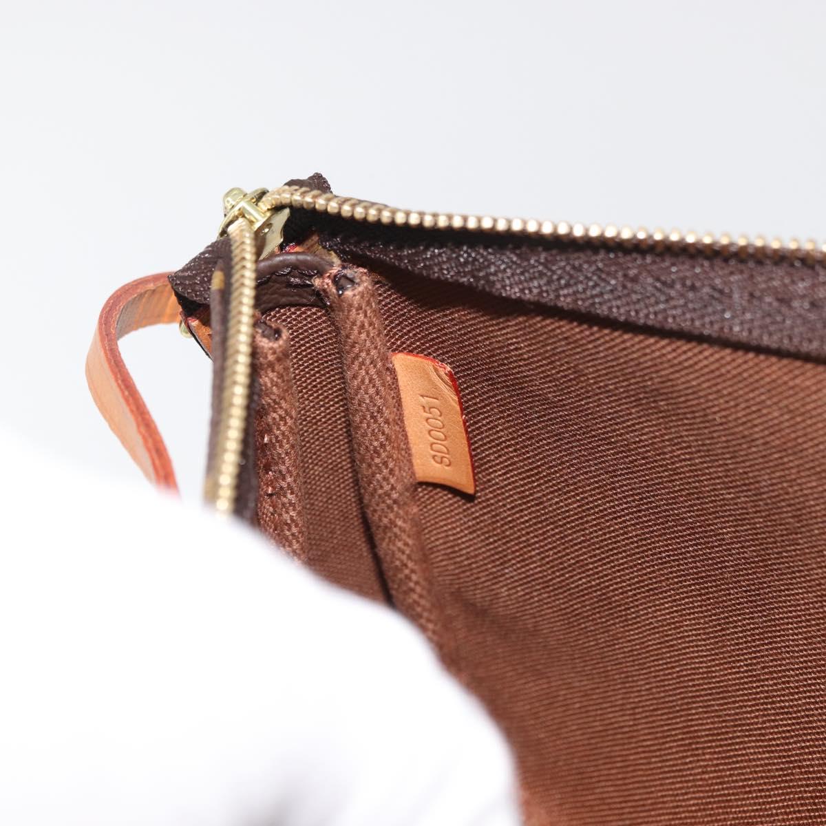 LOUIS VUITTON Monogram Pochette Accessoires Pouch M51980 LV Auth am11402V
